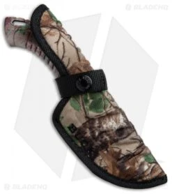 Buck Knives Buck Omni Hunter 10PT Fixed Blade Knife Realtree Green Camo (3.25" Satin) -Buck Knives Shop Buck Omni Hunter 10PT Realtree Green Camo BU390CMS20 BHQ 41335 jr sheath