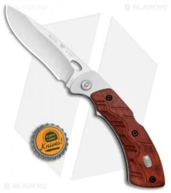 Buck Knives Buck Open Season Folding Skinner Lockback Knife Red Wood (3.75" Satin) 0556RWS -Buck Knives Shop Buck Open Season Folding Skinner Red Wood 0556RWS BHQ 79558 jr bottlecap