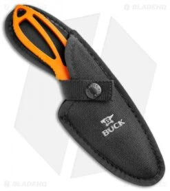 Buck Knives Buck PakLite Large Skinner Guthook Fixed Blade Knife Orange (3.5" Satin)0141ORG1 -Buck Knives Shop Buck PackLite Large skinner guthook Orange Satin 0141ORG1 BHQ 106684 jr sheath