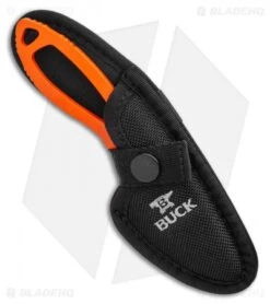 Buck Knives Buck PakLite Skinner Fixed Blade Knife Orange (2.9" Satin) 0140ORS1 -Buck Knives Shop Buck PakLite Skinner Fixed Blade Knife Orange 2.875 Satin 0140ORS1 BHQ 106680 LS Sheath