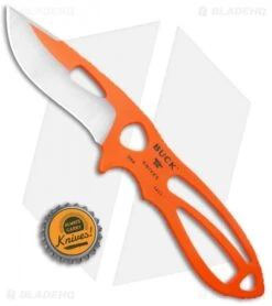 Buck Knives Buck PakLite Skinner Fixed Blade Knife Orange (3.5" Satin) 0141ORS1 -Buck Knives Shop Buck PakLite Skinner Orange Satin 0141ORS1 BHQ 106685 jr bottlecap