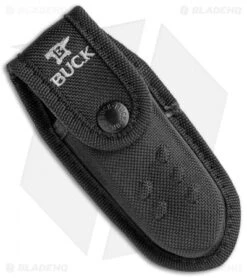 Buck Knives Buck Pursuit Pro Large Lockback Guthook Knife Black/Orange (3.5" Satin) -Buck Knives Shop Buck Pursuit Folding Pro Large Guthook BHQ 115702 jr sheath