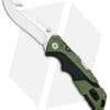 Buck Knives Buck Pursuit Large Guthook Lockback Knife Green GFN (3.5" Satin) 0660GRG