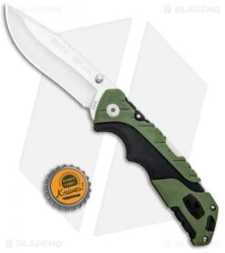 Buck Knives Buck Pursuit Large Lockback Knife Green GFN (3.625" Satin) 0659GRS -Buck Knives Shop Buck Pursuit Large LB Green GFN Satin 0659GRS BHQ 92944 jr bottlecap