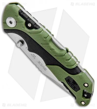 Buck Knives Buck Pursuit Small Lockback Knife Green GFN (3" Satin) 0661GRS 2 Buck Knives Buck Pursuit Small Lockback Knife Green GFN (3" Satin) 0661GRS - Image 2