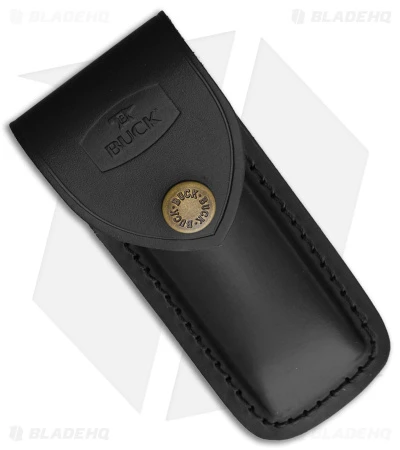 Buck Knives Buck 112 Ranger Finger Grooved Lockback Knife Ebony Wood Handle (3" Satin) 2 Buck Knives Buck 112 Ranger Finger Grooved Lockback Knife Ebony Wood Handle (3" Satin) - Image 2