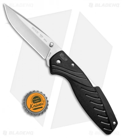 Buck Knives Buck Rival III Lockback Knife Black (3.6" Stonewash) 0366BKS 4 Buck Knives Buck Rival III Lockback Knife Black (3.6" Stonewash) 0366BKS - Image 4