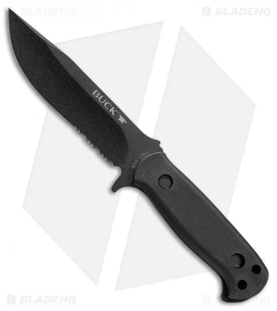 Buck Knives Buck Sentry Fixed Blade Knife Black (5" Black) 0822BKX-B 1 Buck Knives Buck Sentry Fixed Blade Knife Black (5" Black) 0822BKX-B