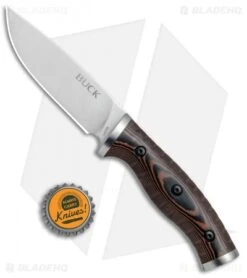 Buck Knives Buck Small Selkirk Fixed Blade Knife Micarta (3.875" Satin) 0853BRS -Buck Knives Shop Buck Small Selkirk Micarta 0853BRS B BHQ 66594 jr bottlecap 1