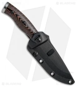 Buck Knives Buck Small Selkirk Fixed Blade Knife Micarta (3.875" Satin) 0853BRS -Buck Knives Shop Buck Small Selkirk Micarta 0853BRS B BHQ 66594 jr sheath