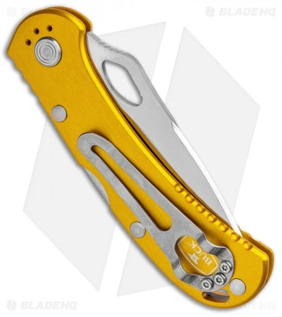 Buck Knives Buck SpitFire Lockback Knife Yellow (3.25" Satin Serr) 0722YWX1 3 Buck Knives Buck SpitFire Lockback Knife Yellow (3.25" Satin Serr) 0722YWX1 - Image 3
