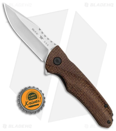 Buck Knives Buck Sprint Classic Pro Liner Lock Knife Burlap Micarta (3" Satin) 0841BRS1 4 Buck Knives Buck Sprint Classic Pro Liner Lock Knife Burlap Micarta (3" Satin) 0841BRS1 - Image 4