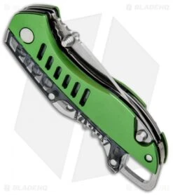 Buck Knives Buck Summit Liner Lock Knife Multi-Tool Green (2.5" Satin Serr) -Buck Knives Shop Buck Summit LL Multi Tool Green Serr 7600 GRX BHQ 71303 jr side