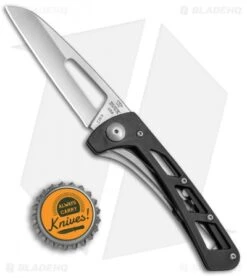 Buck Knives Buck Vertex Frame Lock Knife Black Aluminum (3" Satin) 0418BKS-B 7 Buck Knives Buck Vertex Frame Lock Knife Black Aluminum (3" Satin) 0418BKS-B -Buck Knives Shop Buck Vertex Black Alum 0418BKS B BHQ 66591 jr bottlecap 2