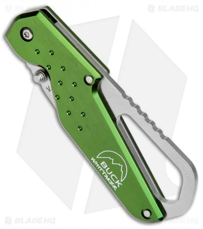 Buck Knives Buck Whittaker Approach Liner Lock Knife Green (2.625" Satin Serr) 2 Buck Knives Buck Whittaker Approach Liner Lock Knife Green (2.625" Satin Serr) - Image 2