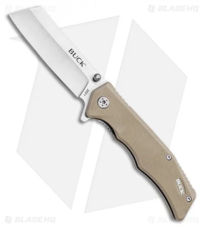 Buck Knives Buck Trunk Liner Lock Knife Tan G-10 (2.875" Satin) 0252TNS 1 Buck Knives Buck Trunk Liner Lock Knife Tan G-10 (2.875" Satin) 0252TNS