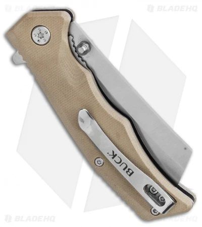 Buck Knives Buck Trunk Liner Lock Knife Tan G-10 (2.875" Satin) 0252TNS 3 Buck Knives Buck Trunk Liner Lock Knife Tan G-10 (2.875" Satin) 0252TNS - Image 3