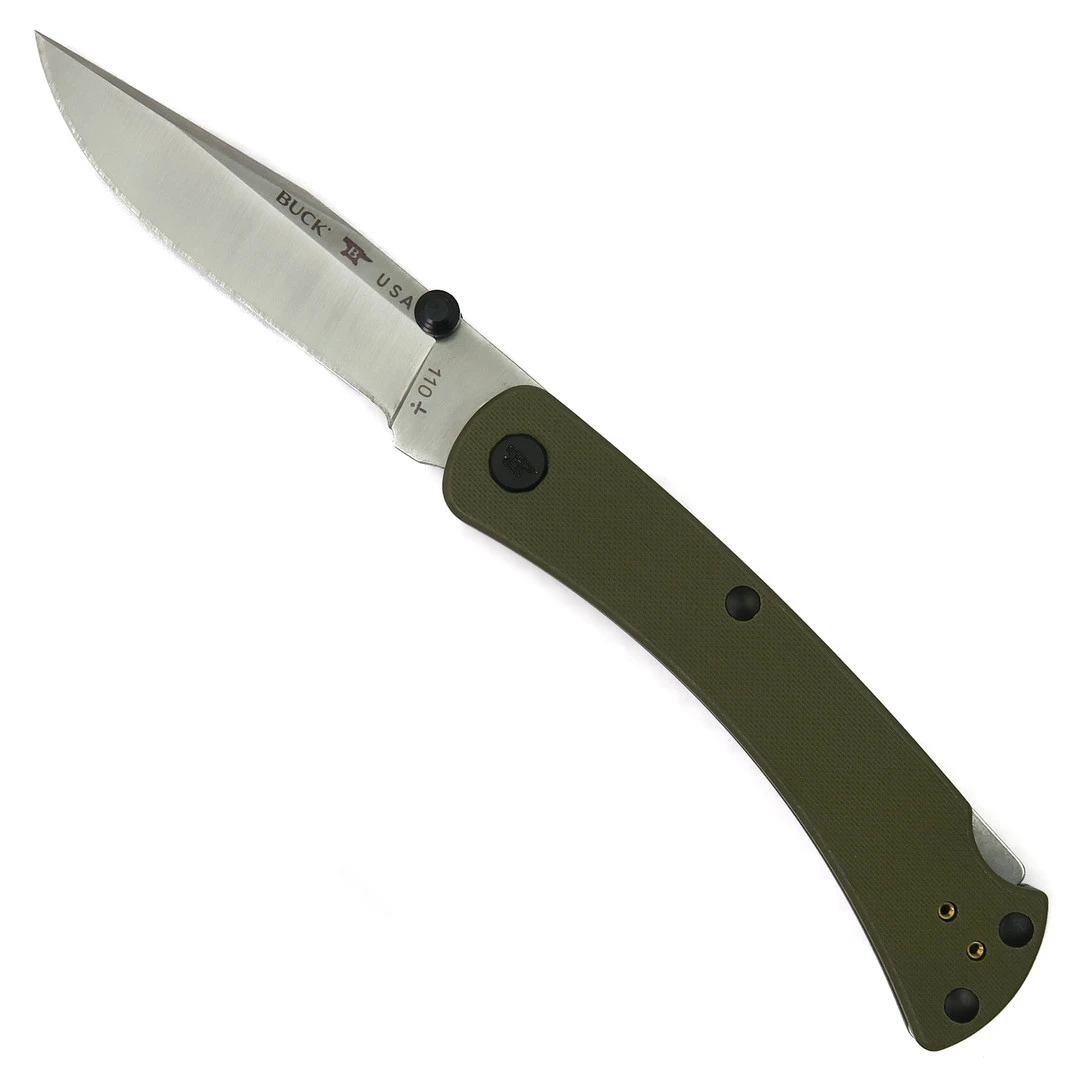 Buck Knives Buck OD Green G-10 Slim Pro TRX Lockback Folder Knife, CPM-S30V Blade 1 Buck Knives Buck OD Green G-10 Slim Pro TRX Lockback Folder Knife, CPM-S30V Blade