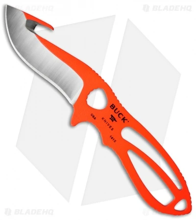 Buck Knives Buck PakLite Large Guthook Skinner Knife (3.5" Orange) 0141ORG-B 1 Buck Knives Buck PakLite Large Guthook Skinner Knife (3.5" Orange) 0141ORG-B