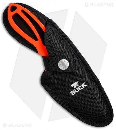 Buck Knives Buck PakLite Large Guthook Skinner Knife (3.5" Orange) 0141ORG-B 2 Buck Knives Buck PakLite Large Guthook Skinner Knife (3.5" Orange) 0141ORG-B - Image 2