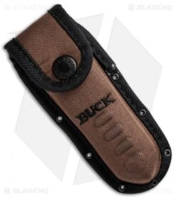 Buck Knives Buck 183 Alpha Crosslock Knife Red Hoofpick (3" Satin Serr) 0183RDS -Buck Knives Shop buck 0183rds b sheath