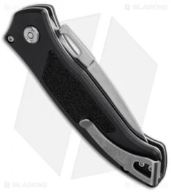 Buck Knives Buck Impact Automatic Knife Black (3.125" Satin) 0898BKS -Buck Knives Shop buck impact 0898bks b side cm