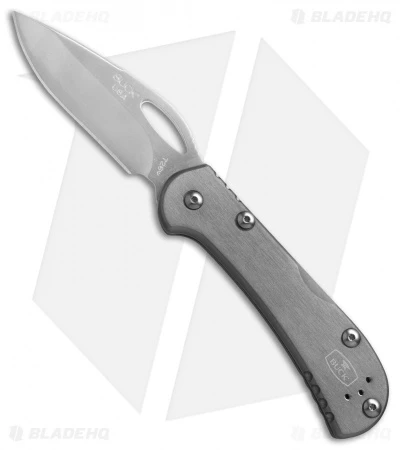 Buck Knives Buck Mini SpitFire Lockback Knife Gray (2.75" Satin) 0726GYS 1 Buck Knives Buck Mini SpitFire Lockback Knife Gray (2.75" Satin) 0726GYS