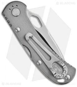 Buck Knives Buck SpitFire Green Folding Knife (3.25" Satin Serr) 0722GRX1 5 Buck Knives Buck SpitFire Green Folding Knife (3.25" Satin Serr) 0722GRX1 -Buck Knives Shop buck knives spitfire grey orange 0722gyx1 b back 4