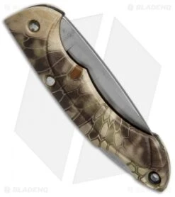 Buck Knives Buck Nano Bantam Lockback Knife Kryptek Highlander Camo (1.875" Satin) 0283CMS26 -Buck Knives Shop buck nano bantam kryptek highlander 0238cms26 b BHQ 35345 er side