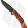 Buck Knives Buck Nano Bantam Lockback Knife Orange Camo (1.875" Black)
