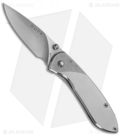 Buck Knives Buck Nobleman Frame Lock Knife Stainless Steel (2.625" Satin) 0327SSS 1 Buck Knives Buck Nobleman Frame Lock Knife Stainless Steel (2.625" Satin) 0327SSS