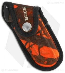 Buck Knives Buck Folding Omni Hunter 10PT Knife Mossy Oak Blaze Camo (3" Plain) 0395CMS9 -Buck Knives Shop buck omni hunter 0395cms9 b orange camo folder plain sheath