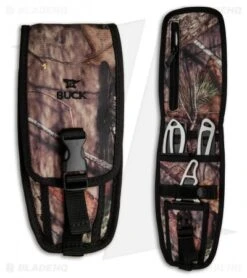 Buck Knives Buck PakLite Field Master Knife Kit W/Mossy Oak Camo Sheath (Satin) -Buck Knives Shop buck paklite field master satin mossy oak 0141sssvp1 BHQ 35340 er sheath