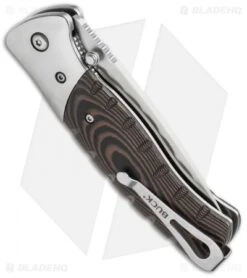 Buck Knives Buck Small Folding Selkirk Knife Micarta (3.25" Satin) 0835BRS-B -Buck Knives Shop buck selkirk sm 0835brs b 10682 side cm