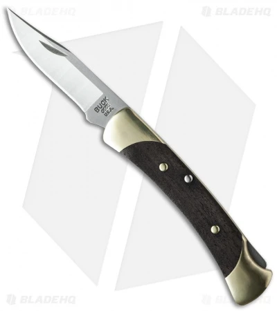 Buck Knives Buck The 55 Lockback Knife Brass/Ebony (2.375" Satin) 0055BRS 1 Buck Knives Buck The 55 Lockback Knife Brass/Ebony (2.375" Satin) 0055BRS