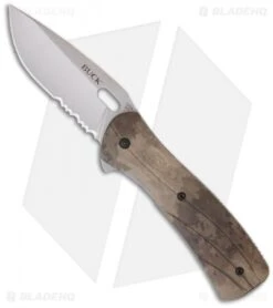 Buck Knives Buck Vantage Force Pro A-TACS Camo Liner Lock Knife (3.25" Stonewash) 0845CMX-B